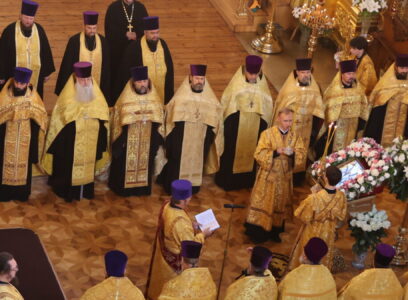 Молебен перед началом XXXI Всекубанских духовно-образовательных Кирилло-Мефодиевских чтений